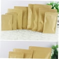 thumbnail image 3 of CHICHUMID 100Pcs Kraft Paper Pouch Sealable Bags Khaki for Candy Packaging, 3 of 4