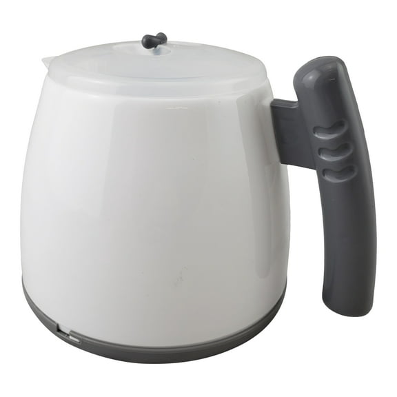 Dependable Industries BPA Free Plastic Microwave Tea Kettle Hot Pot Water Boiler Hot Pot 28 Ounce (800ML)