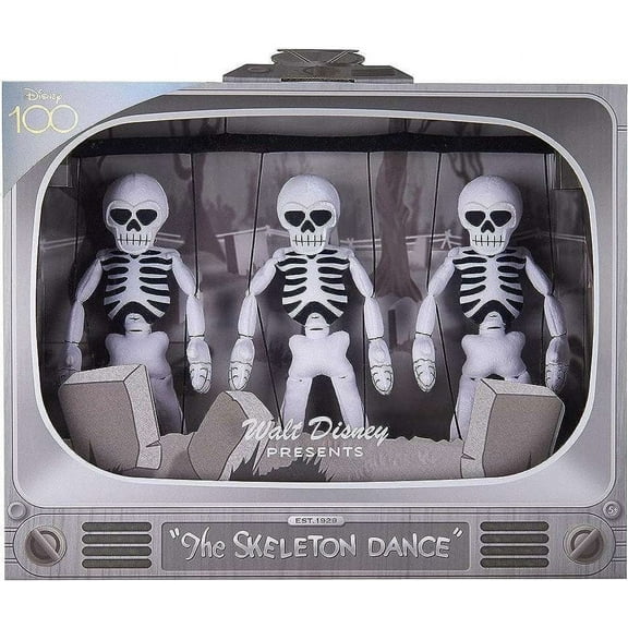 Walt Disney Presents Silly Symphony Skeleton Dance Plush