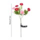 thumbnail image 3 of 7-Head Solar Faux Flower Lights Waterproof LED Artificial Flower Garden Decor Solar Stake Lights for Pathways Lawns Patio Yard Auto off on Landscapes Lighting, 3 of 6