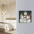 thumbnail image 4 of Yayeee Toggle Light Switch Wall Plate 3-Gang 6.37"x4.48" Decorative Outlet Cover, Snowman Family, 4 of 7