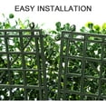 thumbnail image 3 of Coolmade 2Pcs 24"x16"Artificial Boxwood Panels,Boxwood Hedge Wall Panels, Artificial Grass Backdrop Wall1.6,Green Grass Wall, Privacy Hedge Screen UV Protected for Outdoor Indoor Garden Fence Backyard, 3 of 10