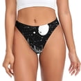 thumbnail image 1 of Balery Futuristic Moonlit Cityscape Tangas de Algodón para Mujer con Estampado – Ropa Interior Sexy, Transpirable, G-string-XX-Large, 1 of 6