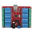 thumbnail image 3 of Interruptor De Control USB, Práctico Interruptor De Control De Módulo De Relé De Conexión Estable, Controlador Libre Confiable De 8 Canales Para Computadora, 3 of 8