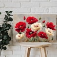 thumbnail image 3 of Larbulse Red And Cream Poppies Canvas Wall Art Home Decor Poster Vintage Funny Print Picture Abstract Bedroom Living Room Kitchen Posters Decor, 3 of 5