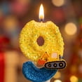 thumbnail image 6 of Number Birthday Candles, Cute Cartoon Creative 3D Design Smokeless Wax for Kids Adults Cake Topper, Sparkler Numeral 0-9 for Wedding Anniversary Baby Shower Party Decorations Supplies, I, 6 of 6