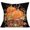 Black Pumpkin Basket, variant on Happy Fall Decor Throw Pillow Covers Orange Pumpkin with White Black Buffalo Check Plaids Decorative Pillows Cushion Cover Rustic Farmhouse Decor Cotton Linen Square 18x18 Inches Pillow Case