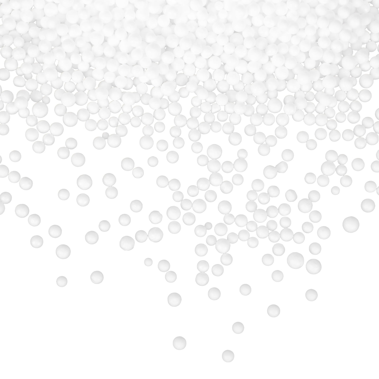 HOOWIFFY White Sofa Stuffing Foam Beads 1 Bag Approx 200g Cushion Filling Material for Pillows and Upholstery