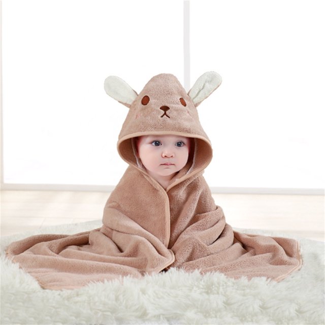 Hooded Baby Towels, 1 Pack Premium Soft Baby Bath Towels with Hood for Babies, Toddler, Infant - Ultra Absorbent, Baby Stuff Shower as Best Gifts for Boys and Girls