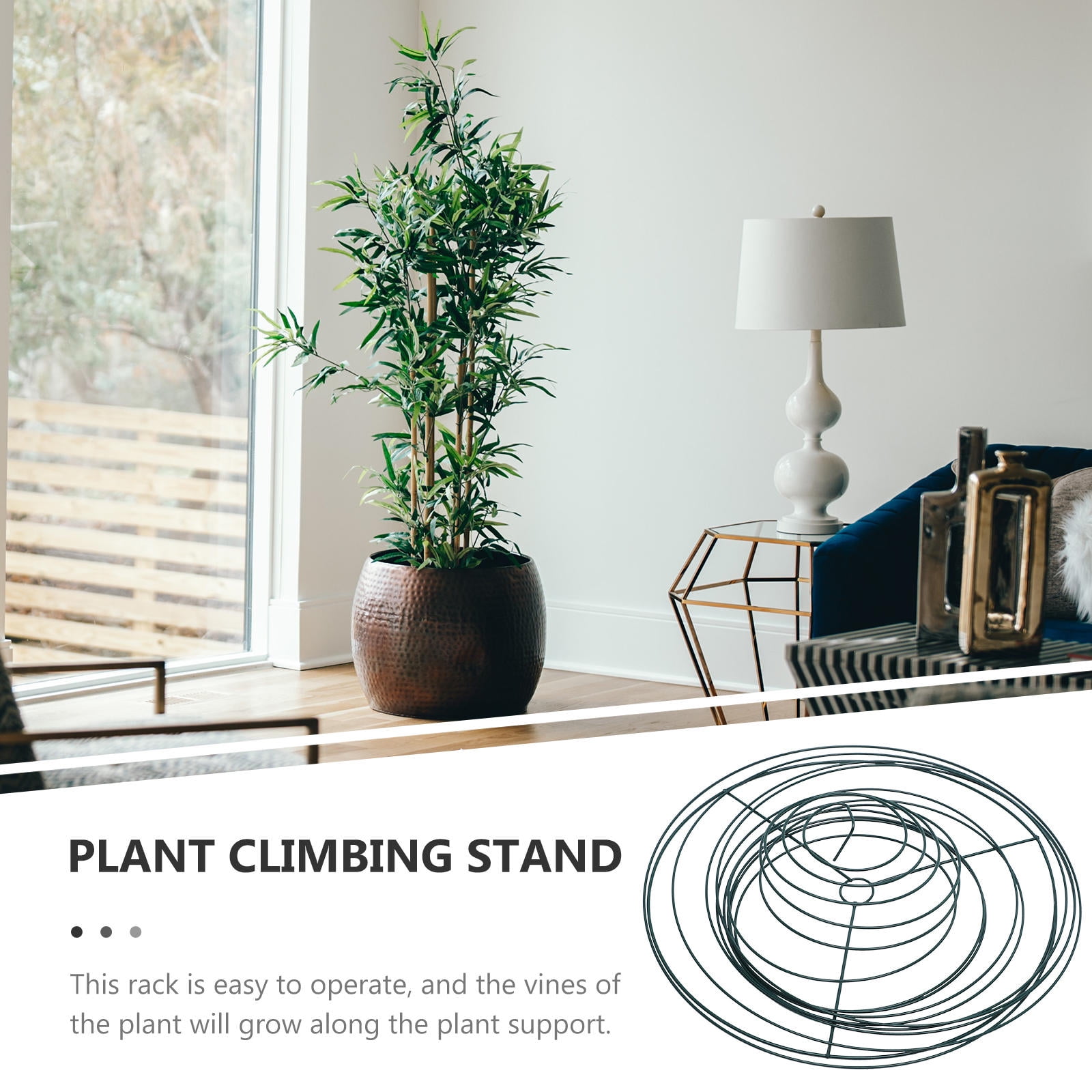 FENGGUIQU 2Pcs Spiral Plant Climbing Trellis in Green Durable Stainless Steel for Home Garden
