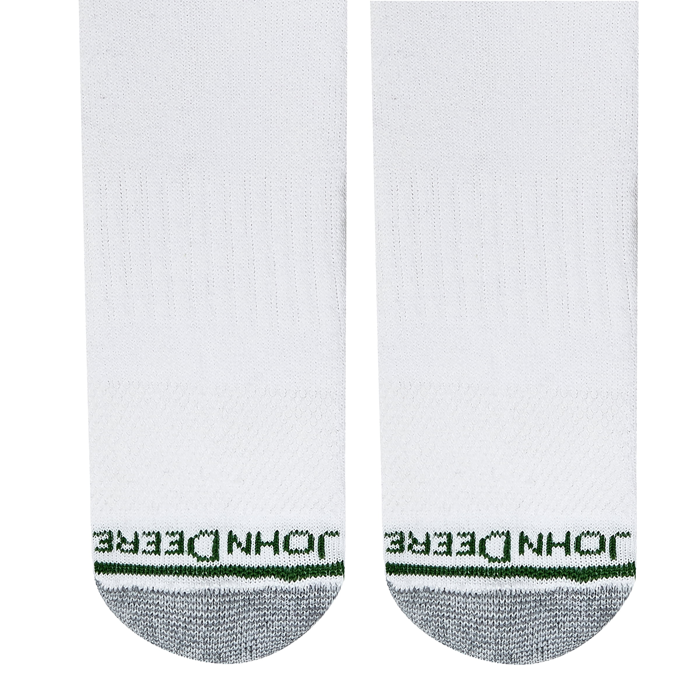 John Deere Men's Socks, Workwear Max Cushion Crew Socks, 6-Pack
