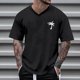 thumbnail image 1 of Blusas y camisas de manga corta con cuello en V para hombre, camisetas deportivas de manga corta con cuello en V, camisetas deportivas de trabajo, camisetas de verano para hombre, blusas de manga cort, 1 of 4