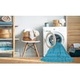 thumbnail image 2 of Ahgly Company Machine Washable Indoor Rectangle Transitional DeepSky Blue Area Rugs, 7' x 10', 2 of 7