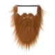 thumbnail image 2 of Disfraz divertido de barba postiza larga para disfrazarse de bigote, suministros para fiestas de Halloween y cosplay. Marrón, 2 of 9