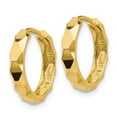 thumbnail image 2 of 14K Yellow Gold Earring Hinged Huggie Women'S 14 mm, 2 of 4