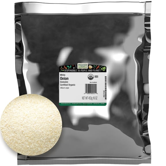 Frontier Co-op Certified Organic Onion Granules, 16 oz. Bag