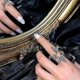 thumbnail image 2 of Anillo abierto ajustable con cuatro mariposas y circonitas con incrustaciones para niñas, 2 of 2
