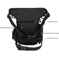 thumbnail image 5 of Bolsa táctica multifuncional para pierna, cinturón de herramientas, bolsa para muslo, soporte militar para pierna, cámara de motocicleta, bolsa de comestibles (negro), 5 of 5