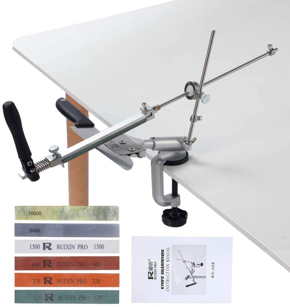 RUIXIN PRO RX-008 Professional Knife Sharpener With 6 Whetstones