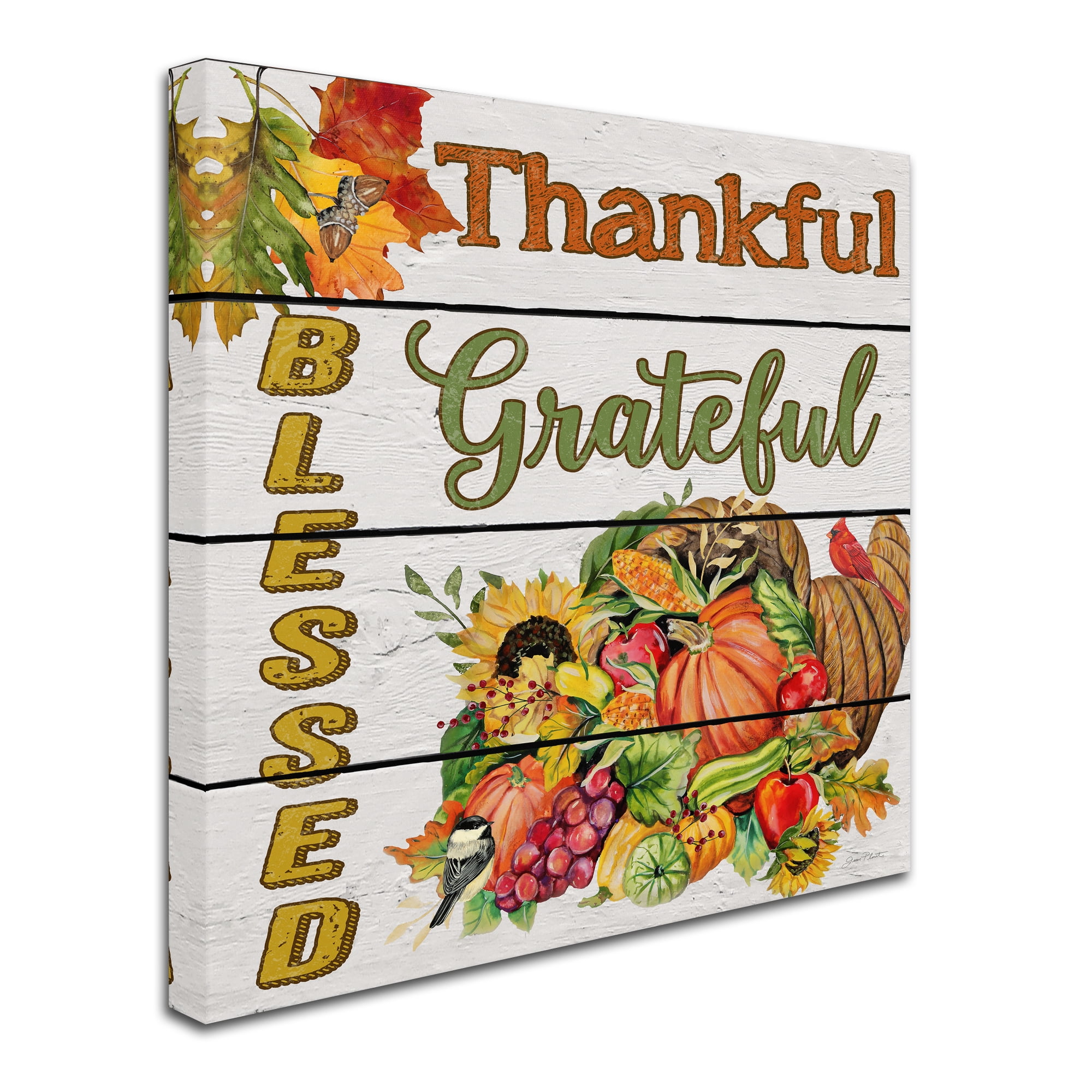Trademark Fine Art 'Thanksgiving 5' Canvas Art by Jean Plout