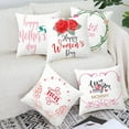 thumbnail image 3 of YAOMOBB Pillow Cover Happy Mother's Day Pillowcase Soft Letters Design Zipper Closure Festival Gift, 3 of 6