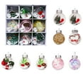 thumbnail image 2 of 9 pc Wonderland Christmas Ball Ornament Indoor/Outdoor Christmas Tree Decoration Fall Wedding Birthday Halloween Thanksgiving Christmas Holiday Decor, 2 of 6
