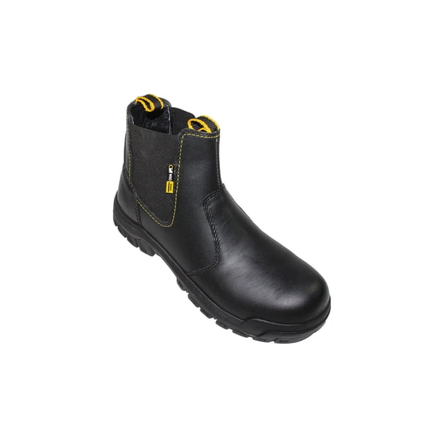 BOTA INDUSTRIAL CLIFF HOMBRE CABALLERO NEGRO PIEL 1055 LEON 1055p