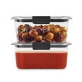thumbnail image 3 of Rubbermaid Brilliance 4.7 Cup Medium Stain-Proof Food Storage Container, Set of 2, 3 of 10