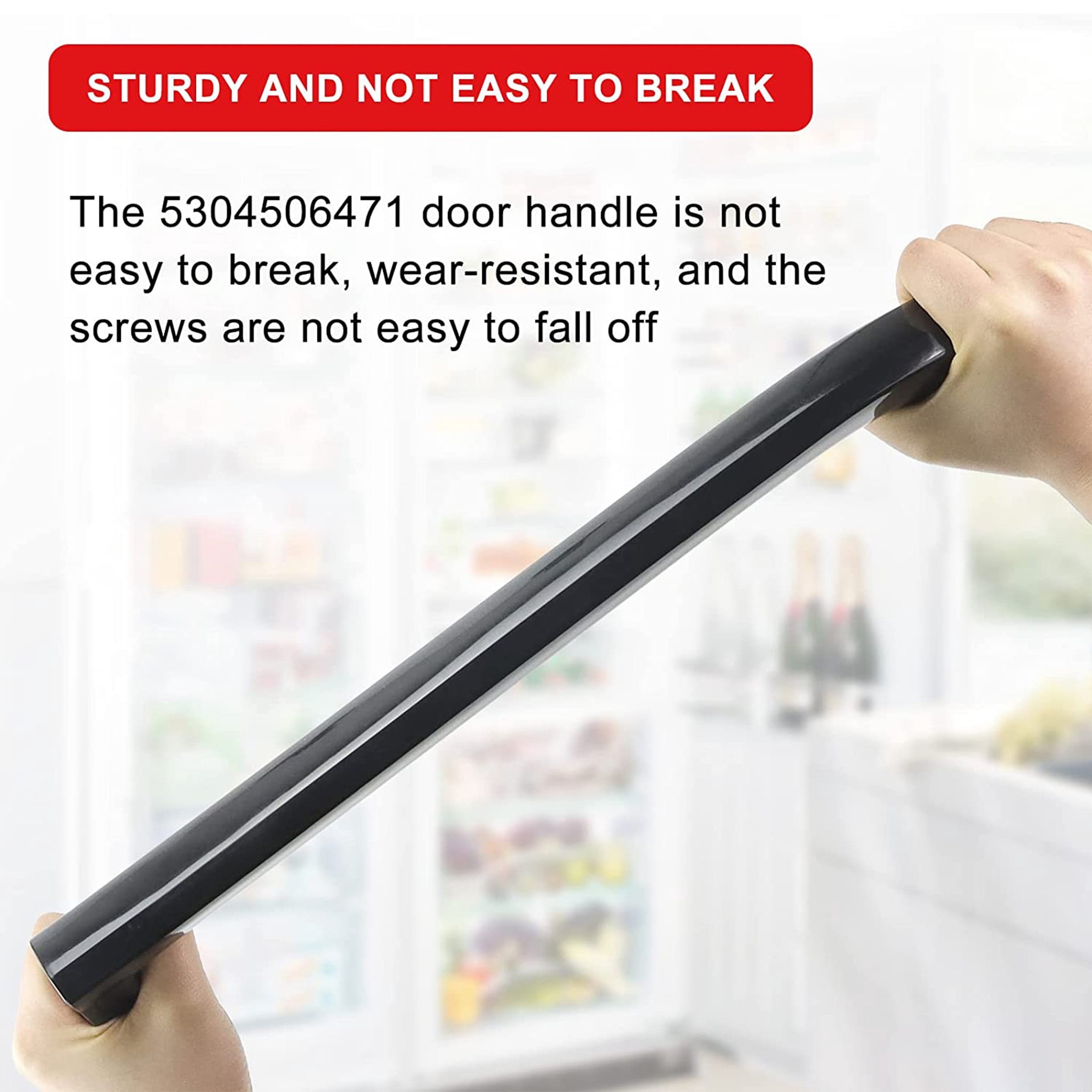 Beaquicy Refrigerator Door Handle Set for Frigidaire