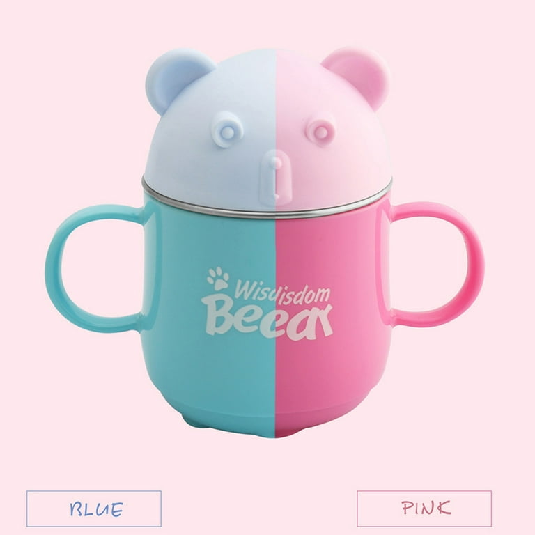 Cup Bear Learning to Drink Thermos Cup Piggy Peppa Pig Baby Girl