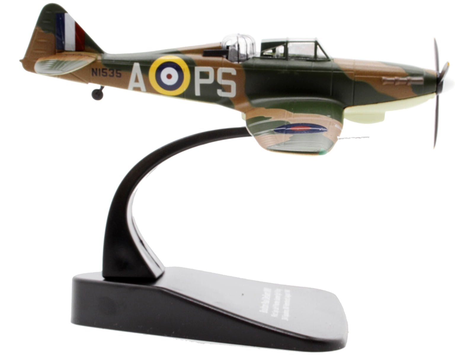 Boulton Paul Defiant MK I Fighter Plane 264 Squadron, RAF Hornchurch (August 1940) 1/72 Diecast Model Airplane by Oxford Diecast