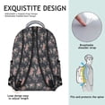 thumbnail image 5 of "Sunflower Themed Backpack - Wildflower Floral Print School Bag for Women, Lightweight College Backpack with Multiple Pockets, Stylish for Work & Campus Life", 5 of 6