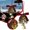 A, variant on Ornament with Branches Plaid Ribbon PC Material Weathered Finish Xmas Theme Compact 6Inch Tall Durable for Home Wall Door Mantel Holiday Decoration
