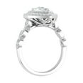 thumbnail image 2 of 3/4 Carat Drop Shaped Prong Set Diamond Ring in 10K White Gold (Ring Size 4.5), 2 of 4