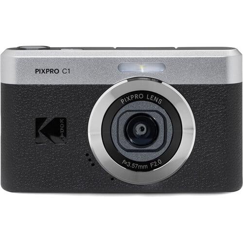 Kodak PIXPRO C1 Compact Digital Camera Black + 32GB Memory Card +