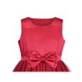 thumbnail image 4 of Flower Girls Dress Maroon Formal Party Princess Pageant Ball Gown 8 Years, 4 of 5