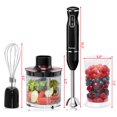 thumbnail image 2 of Costway 4-in-1 Immersion Hand Blender Set 2 Speed w/ Food Chopper Egg Whisk Beaker, 2 of 10