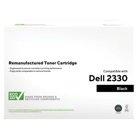 Remanufactured HITOUCH BUSINESS SERVICES Black High Yield Toner Cartridge Replacement for Dell