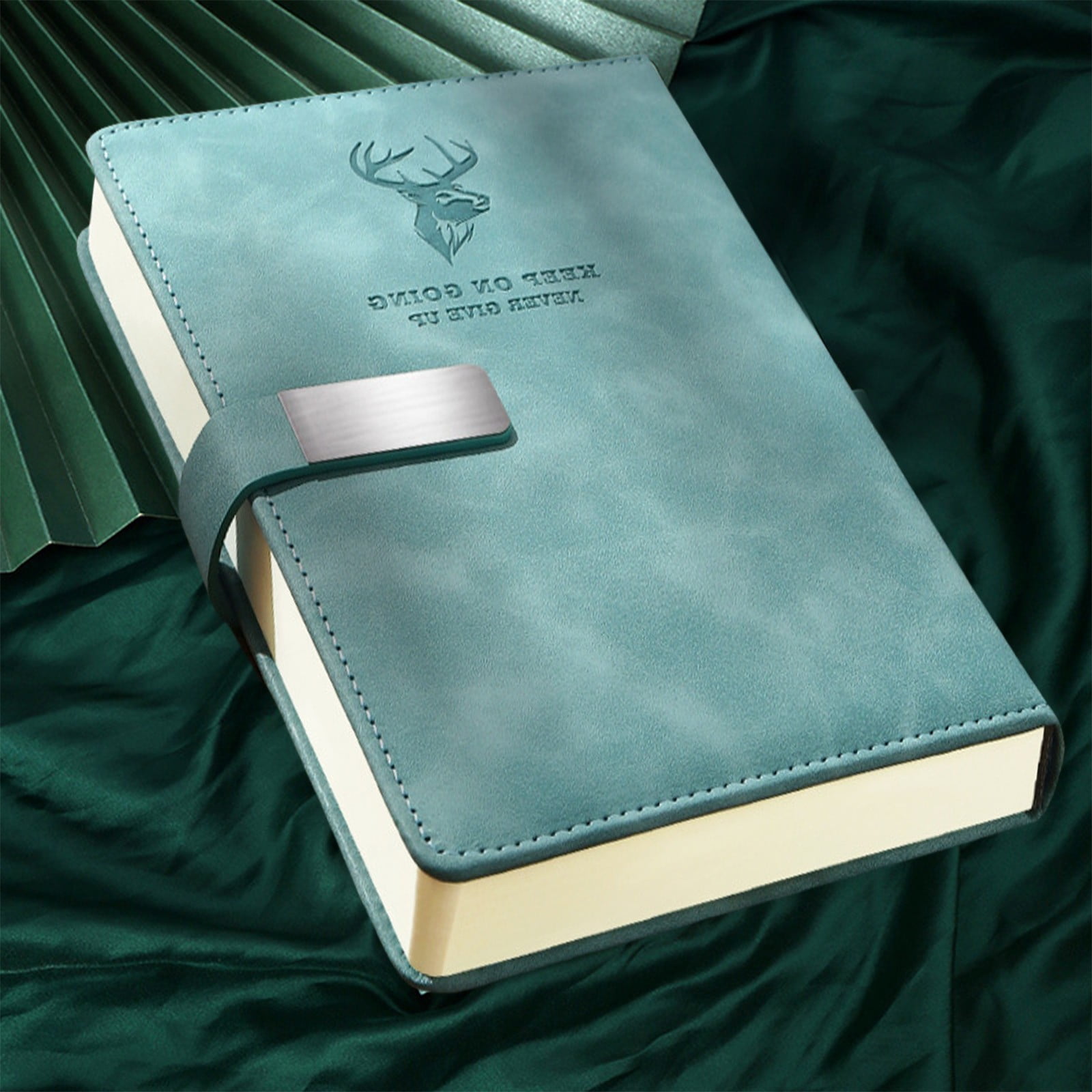 A5 Thick Notebook Faux Leather Heavy Duty Notepad 80GSM Writing Journal for Office Work Note Taking by PALIFEUR