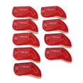 thumbnail image 2 of Cubiertas Para Cabezas De Hierro De Golf Sharpla 9 Piezas Neopreno Rojo, 2 of 8