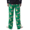 thumbnail image 2 of The Simpsons Mens' Christmas Homer Duff Beer and Holly Sleep Pajama Pants, 2 of 7