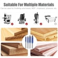 thumbnail image 6 of Guczhu 4-Piece Flush Trim Router Bit Set, 1/4 Inch Shank Top Bearing Router Bits for Woodworking and Diy Projects, Professional Carpenter Tools, 6 of 6