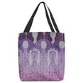 thumbnail image 5 of ArtVerse Gustav Klimt Angel Brides Tote Bag Blue 13 x 13, 5 of 5