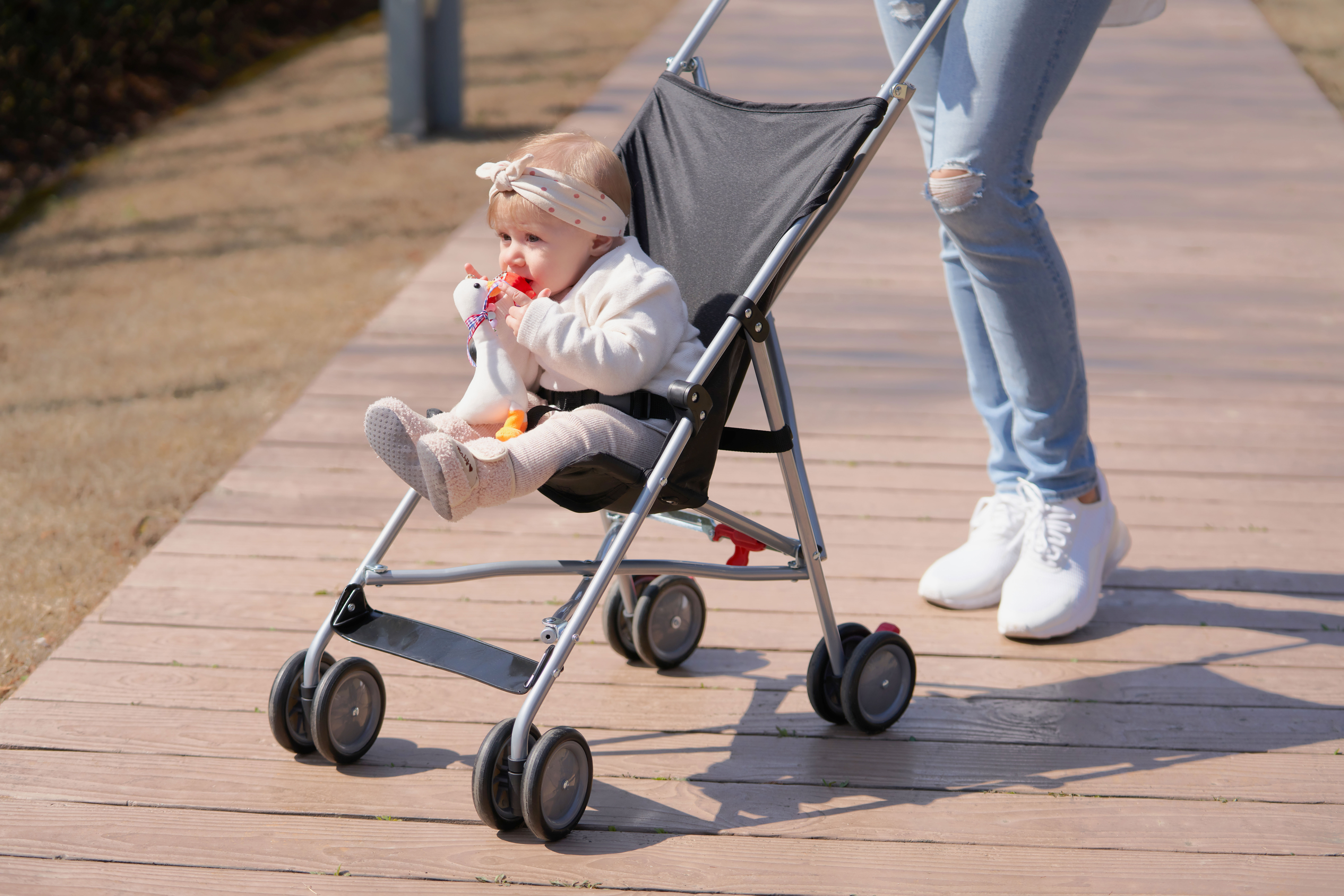PARENT’S CHOICE BABY UMBRELLA STROLLER, BLACK FOR BABY BOYS & GIRLS