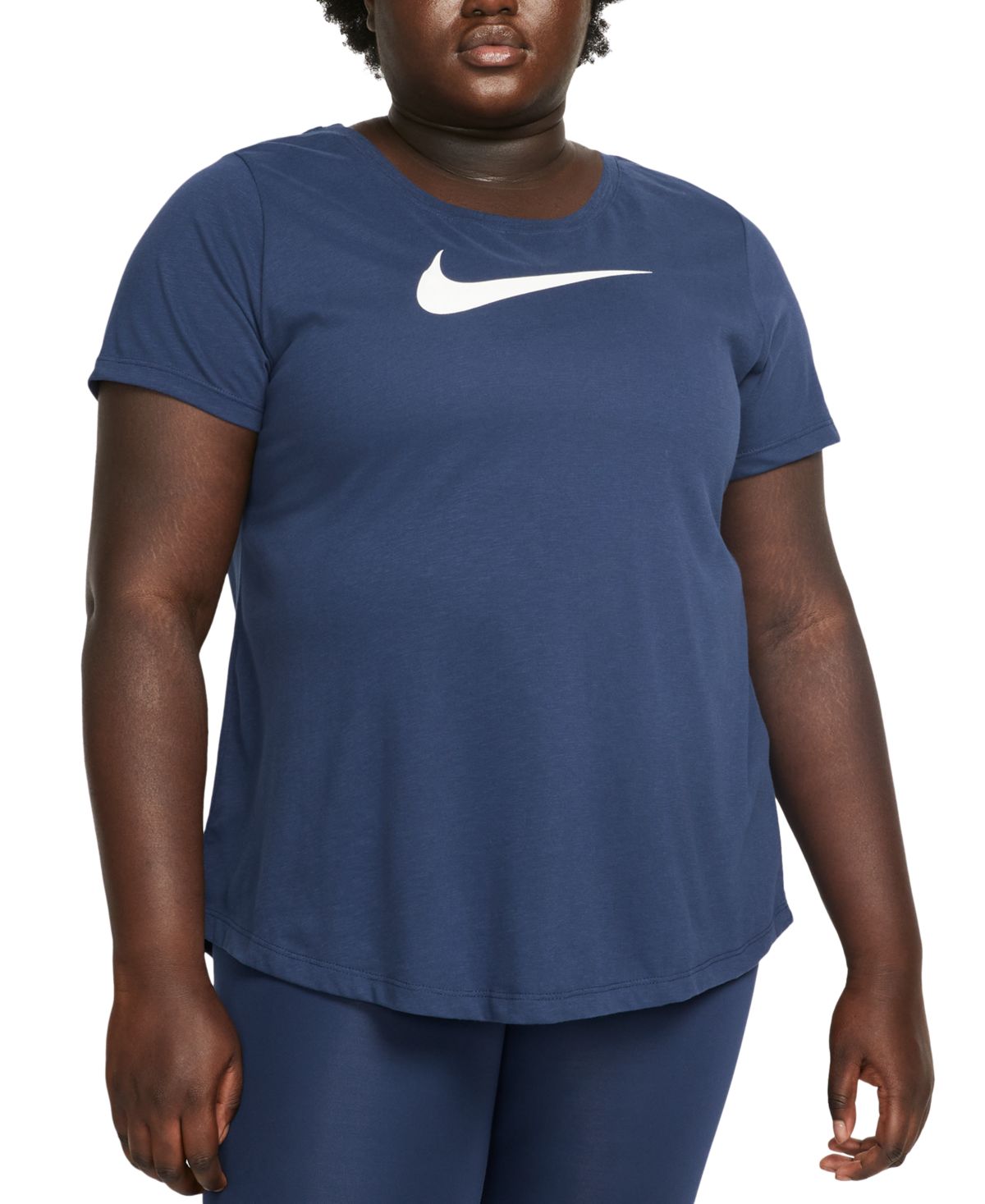 Nike Womens Drifit Plus Size Logo Training Top