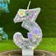 thumbnail image 4 of pstuiky Decoración digital de pastel con vela de cumpleaños vela para fiesta de celebración del primer cumpleaños flor, 4 of 6