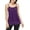 3,Lace-olivepurple, variant on COMFREE Women's Camisole with Built in Bra Tank Top Flowy Swing Pleated Tank Top Cami with Adjustable Strap
