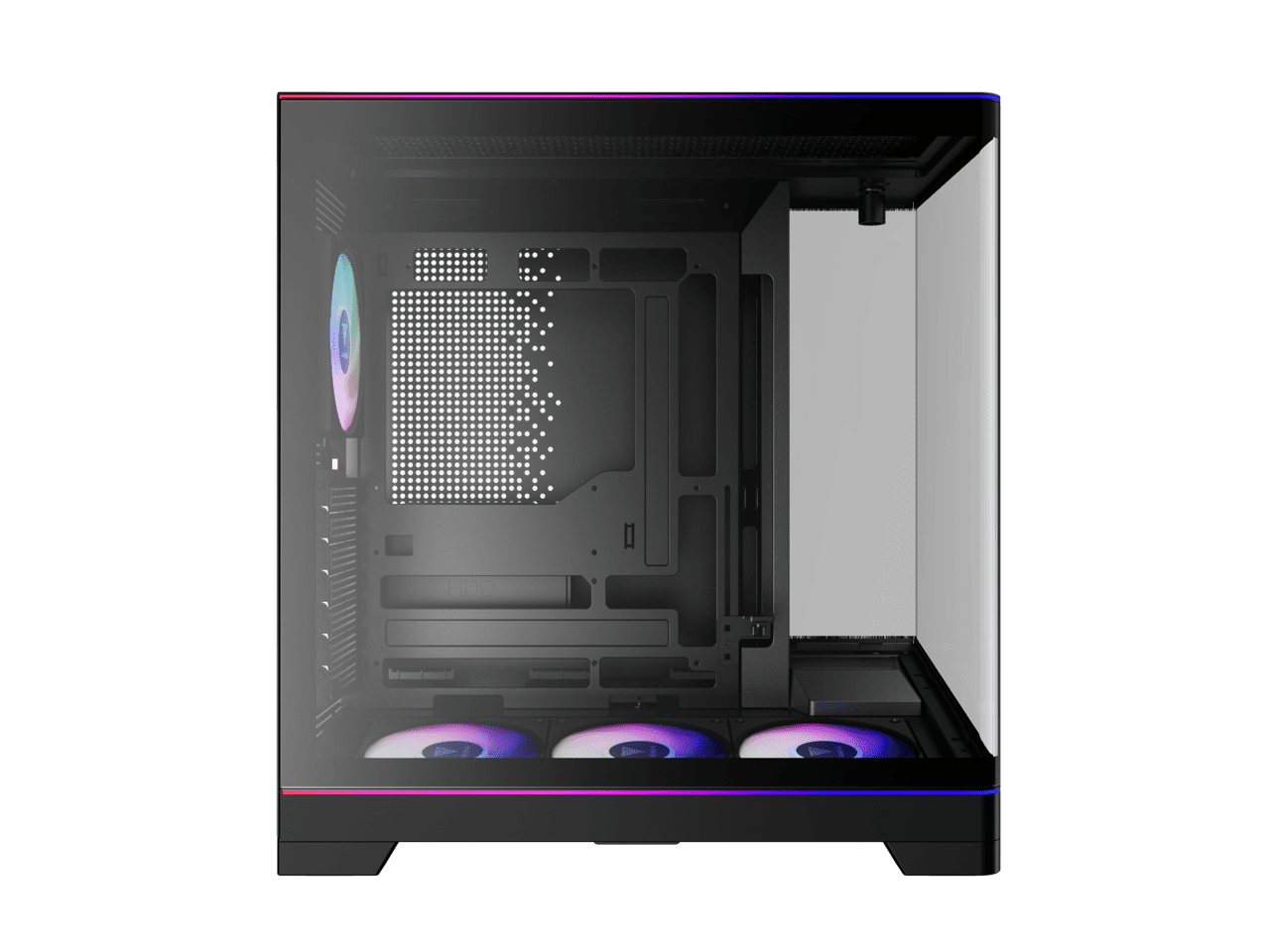 Gamdias ATLAS P6 CG Black ABS / SPCC / Tempered Glass ATX Mid Tower Computer Case