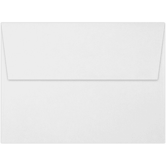 LUXPaper A6 Peel & Press Invitation Envelopes, 4 3/4 x 6 1/2, 60lb. White with Peel & Press, 500 Pack