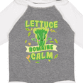 thumbnail image 4 of Inktastic Lettuce Romaine Calm Boys or Girls Long Sleeve Baby Bodysuit, 4 of 5